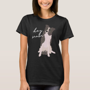 White & Blue Merle Border Collie Dog Mum Dog Mum W T-Shirt