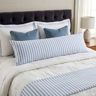 White blue stripes sea summer style body cushion
