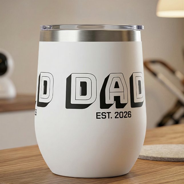 White Bold Varsity Established Dad (Creator Uploaded)