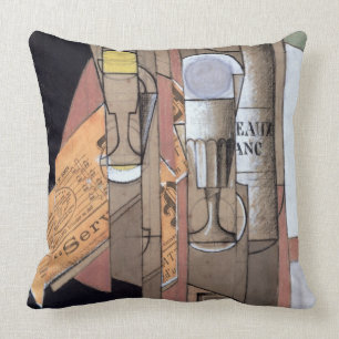 White Bordeaux, 1913 (gouache & pencil on paper) Cushion