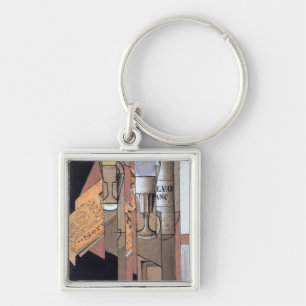 White Bordeaux, 1913 (gouache & pencil on paper) Key Ring