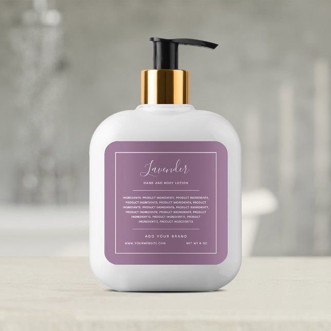 White Border Custom Colour Ingredients List Label (Creator Uploaded)