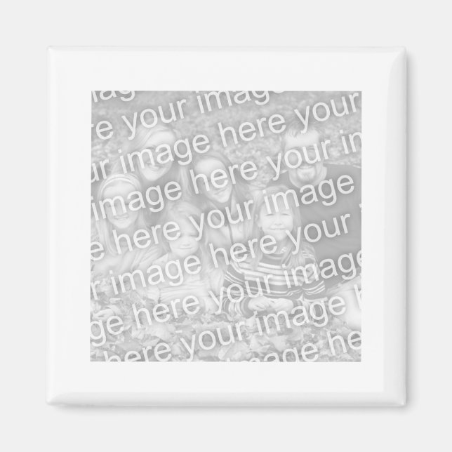 White Border Photo Magnet (Front)