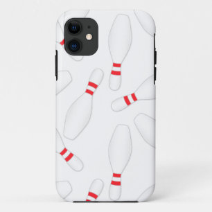 white bowling pins iPhone 11 case
