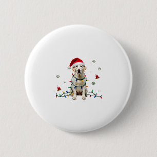 White Boxer Dog Ugly Christmas Sweater Funny Xmas  6 Cm Round Badge