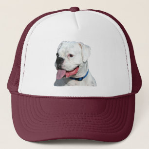 White Boxer hat