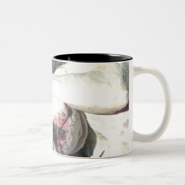 White boxer mug (Right)
