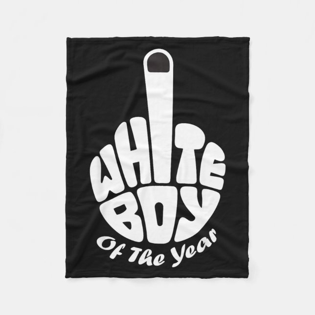 White Boy Of The Year  Fleece Blanket (Front)