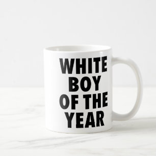 White Boy Of The Year For Men Boys Kids Funny  Coffee Mug