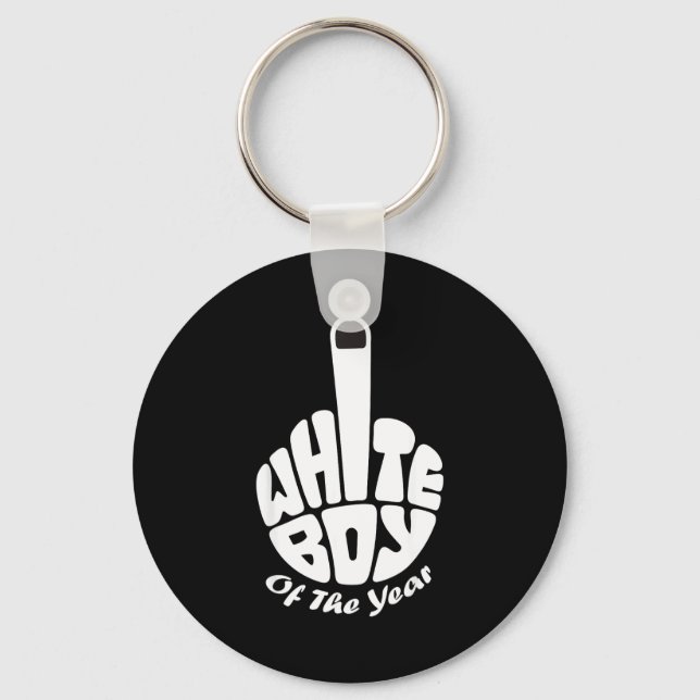 White Boy Of The Year  Key Ring (Front)