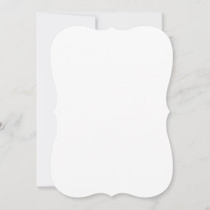 White Bracket Card
