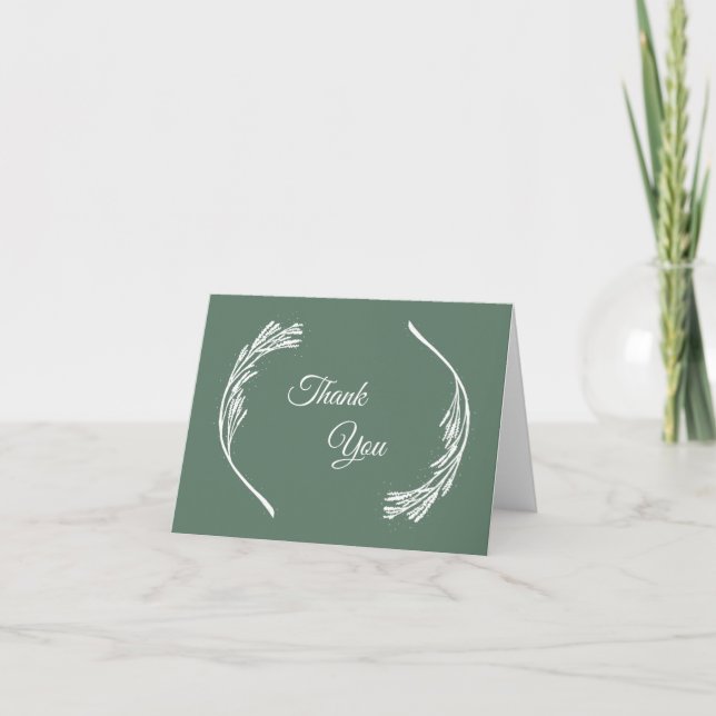 White Branch Thank You Card (Front)