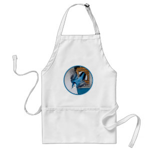 White-Breasted Nuthatch in Snow - Original Photo Standard Apron