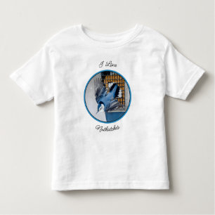White-Breasted Nuthatch in Snow - Original Photo Toddler T-Shirt