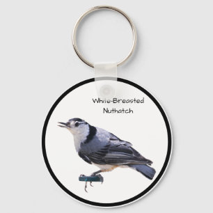 White-Breasted Nuthatch Key Ring