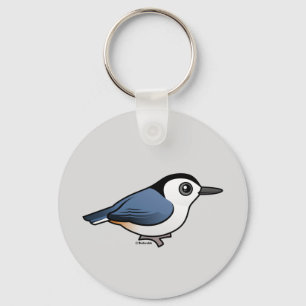 White-breasted Nuthatch Key Ring