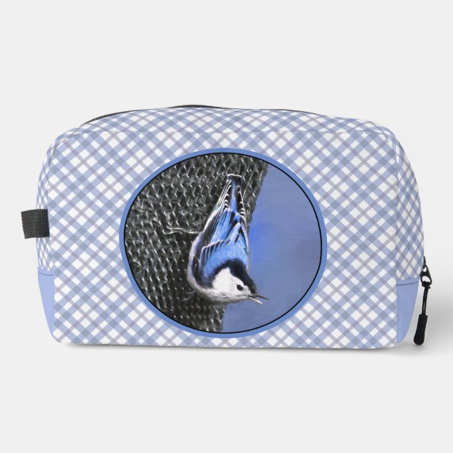  White-Breasted Nuthatch Painting Original Bird Ar Dopp Kit (Front)
