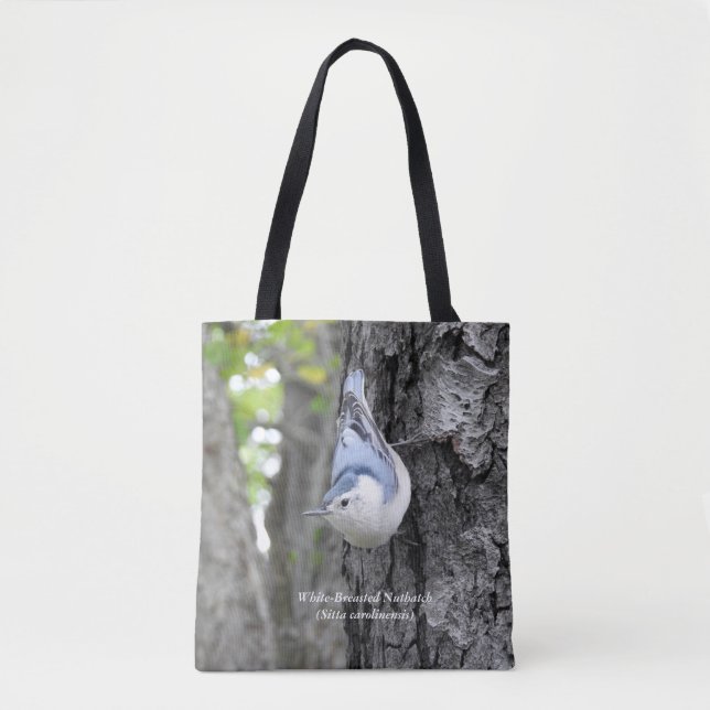White-Breasted Nuthatch Tote  Bag (Front)