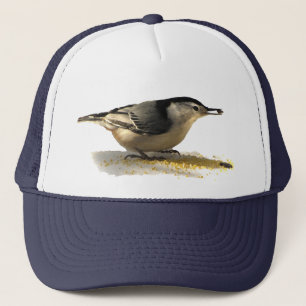 White-breasted Nuthatch Trucker Hat