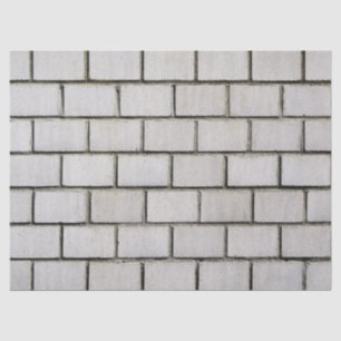 white brick tissue paper