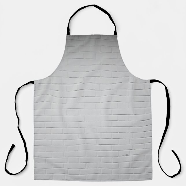 White brick wall apron (Front)