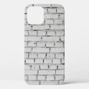 WHITE BRICK WALL iPhone 12 CASE