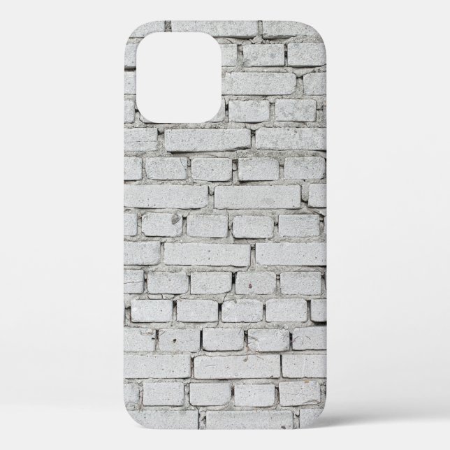 WHITE BRICK WALL Case-Mate iPhone CASE (Back)