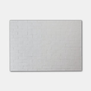 White Brick Wall Grey Bricks Texture Grunge Post-it Notes
