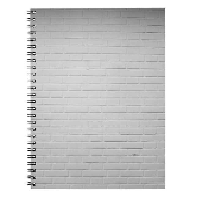 White brick wall notebook (Front)