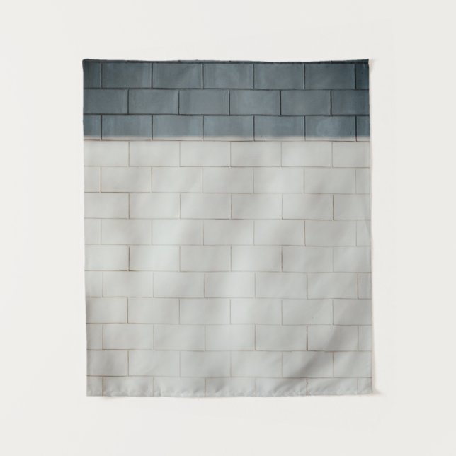 White brick wall tapestry (Front)