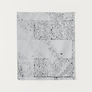 White brick wall tapestry