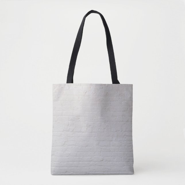 White brick wall tote bag (Front)