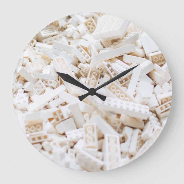 white bricks large clock (Front)