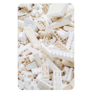 white bricks magnet