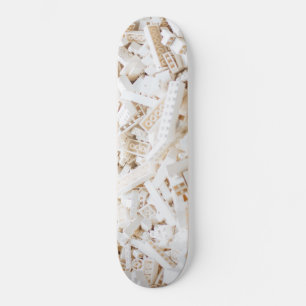 white bricks skateboard