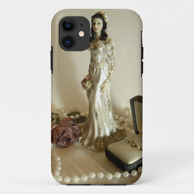 White Bridal III Case-Mate iPhone Case (Back)