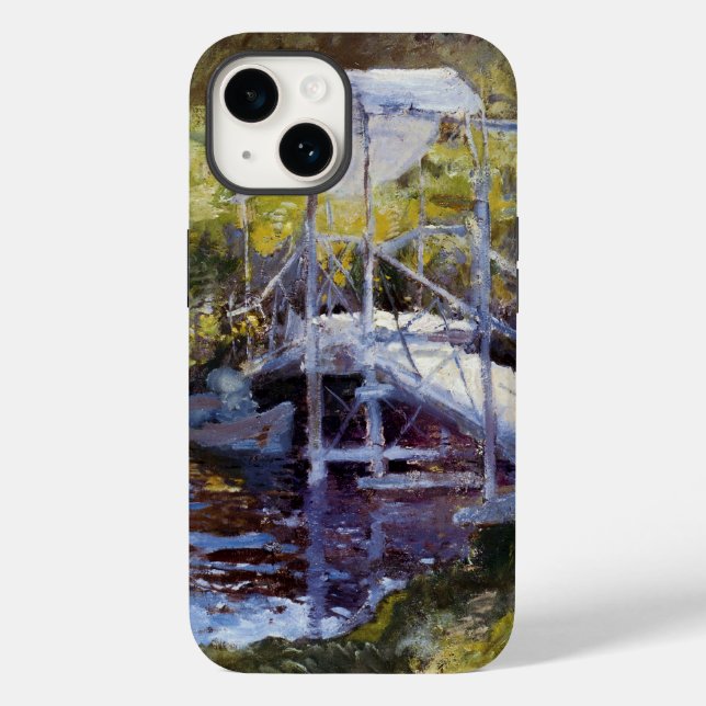 White Bridge by John Twachtman Case-Mate iPhone Case (Back)