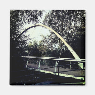 White bridge magnet