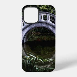 WHITE BRIDGE SURROUNDED BY TREES iPhone 12 CASE