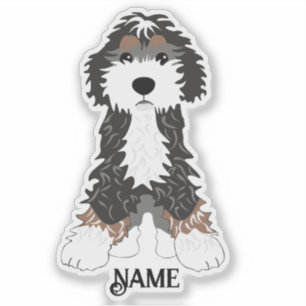 White & Brown Dog Personalised 