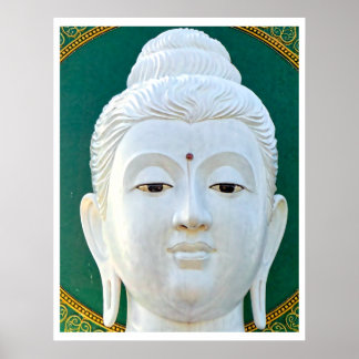 White Buddha Print