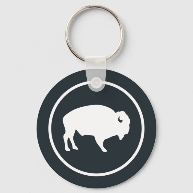 White Buffalo Outdoors Key Chain (Front)