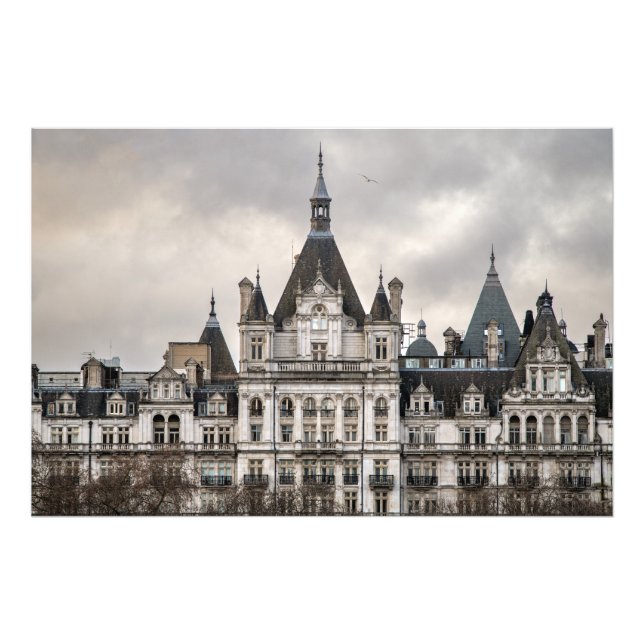 White Building in London Photo Print (Front)