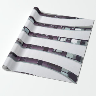 White building interior wrapping paper
