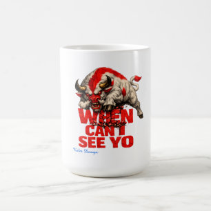 White Bull looking for a date Coffee Mug