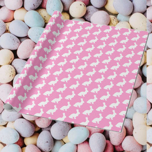 White Bunnies Wrapping Paper
