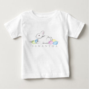 White Bunny Baby Fine Jersey T-Shirt