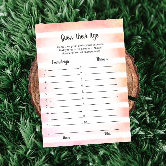 White Bunny Coral Guess Their Age Game Card (Creator Uploaded)