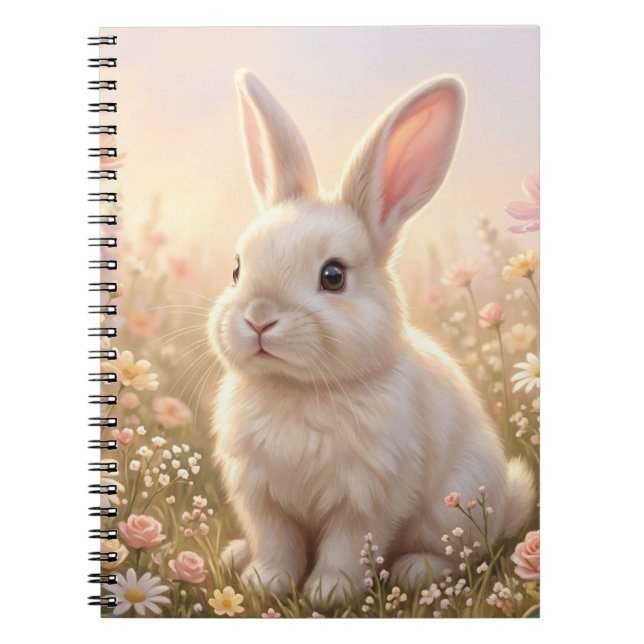 White Bunny Notebook (Front)
