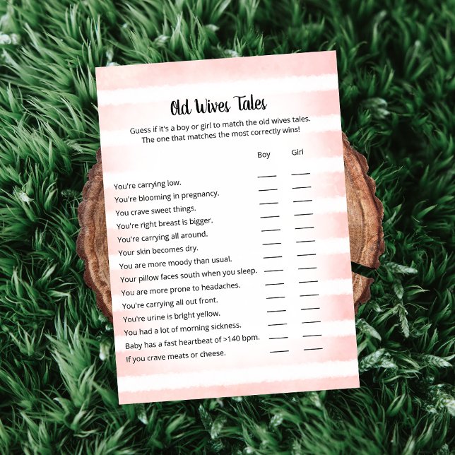 White Bunny Pink Old Wives Tales Game Card (Creator Uploaded)